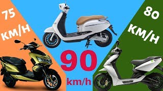 Top 10 Fastest Electric Scooters in India with Prices 2019 [upl. by Adnuhsor]