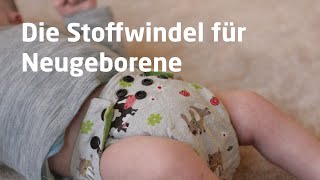 Die Neugeborenen Windel der WindelManufaktur Stoffwindeln [upl. by Ossy]