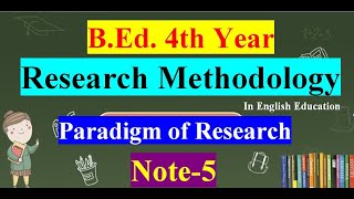 Research Methodology in English Education BEd 4th YearNote5 [upl. by Neenad]