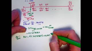 Actuarial Exam 2FM Prep Bond Price Between Coupon Payments with SemiTheoretical Method [upl. by Ruphina172]