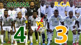 ♦️GHANA 4 VS REPUBLIQUE CENTRAFRIQUE 3  ELIMINATOIRE COUPE DU MONDE [upl. by Bethina]