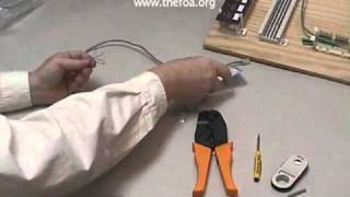 quotCat 5quot Cabling Part 8  Plugs and Making Patch Cords [upl. by Anitnatsnoc]