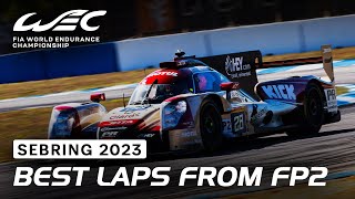 Best performances during FP2 I 2023 1000 Miles of Sebring I FIA WEC [upl. by Stanislaw]