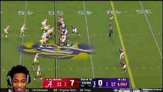 X Reacts to 11 Alabama vs 15 LSU  Full Game Highlights Reaction  2024 College Football [upl. by Amre149]