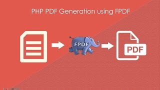 PHP PDF Generation using FPDF  Learn Infinity [upl. by Irac]