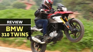 BMW G 310GS amp BMW G 310R Road Test Review in India [upl. by Fredenburg]