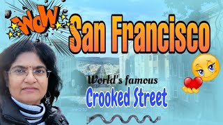 Beautiful San Francisco Vlog 🔥  Worlds crookedest street 😮 USA Hotels 😍  Lombard Street [upl. by Deana898]