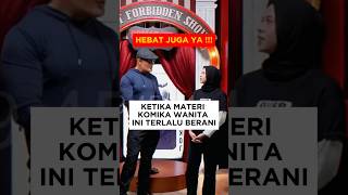 KETIKA MATERI KOMIKA WANITA INI TERLALU BERANI [upl. by Levitus]