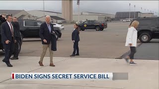 Biden signs bill to boost presidential candidate security after apparent attempt on Trumps life [upl. by Zuzana]