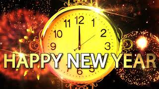 Happy New Year CLOCK 2020  v 683  Countdown Timer with Sound Effects  Voice 4K [upl. by Ecyob]