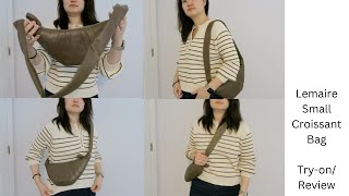 Lemaire Small Croissant Bag  Lemaire Small Bum Bag Tryon and Review [upl. by Htenywg]