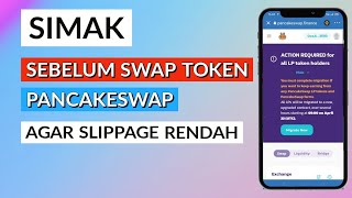 Simak Sebelum Swap Token Pancakeswap agar slippage rendah [upl. by Barram]