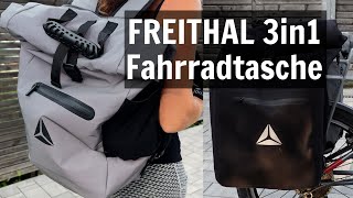 Freithal 3in1 Fahrradtasche  guter Günstigdeal [upl. by Ezirtaeb]