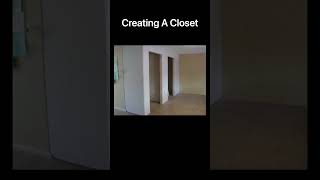 Creating A Closet With Metal Framing and Drywall [upl. by Peugia]