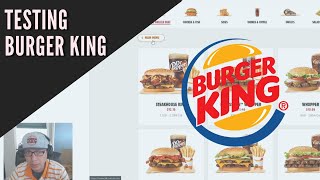 Testing the Burger King website  Exploratory Testing  QA [upl. by Aihceyt764]