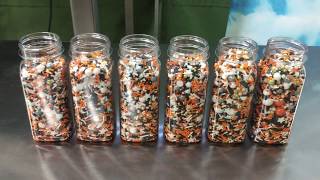 Candy Jar Scale Filler Sprinkles Weigh Filling Machine Canada USA  JDA [upl. by Baer502]