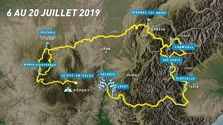 Le parcours du Sun Trip Tour 2019 [upl. by Ynohtn137]