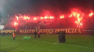 Pogoń Szczecin  Lech Poznań  Dopóki Walczysz Jesteś Zwycięzcą  oprawa [upl. by Zonda]