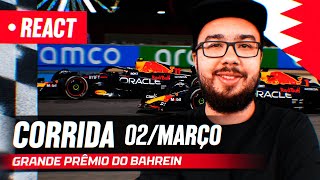 F1 REACT AO VIVO  GP DO BAHREIN DE 2024 [upl. by Janeen]