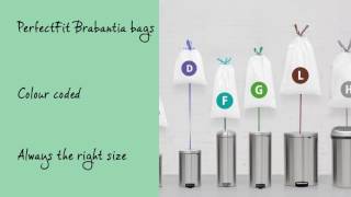 Brabantia FlatBack Bin 40 litre  Brabantia [upl. by Bassett]