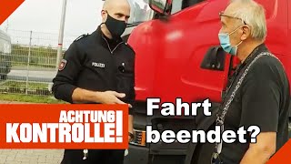 LKW Fahren ohne Fahrerlaubnis Begeht dieser Fahrer eine Straftat  Kabel Eins  Achtung Kontrolle [upl. by Boycie]