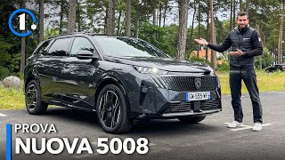 Peugeot 5008 2024 🇫🇷 La PROVA del SUV a 7 posti [upl. by Ilac]