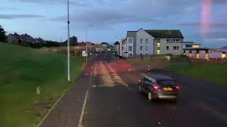 Lothian Buses Route X26 Port Seton  West End [upl. by Ahsiekyt]