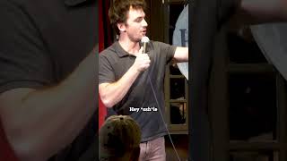 Cyclist in Audience Punches Car  Standup comedy [upl. by Oalsecnew176]