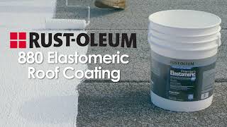 About RustOleum 880 Elastomeric Roof Coating [upl. by Scrope]