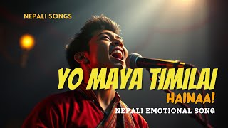 Yo Maya Timilai Haina  Nepali AI Song nepalisong [upl. by Werdnaed741]