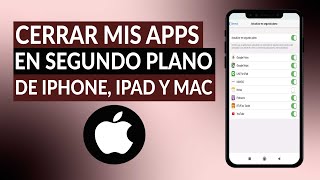 Cómo Cerrar y Controlar mis apps en Segundo Plano de iPhone iPad y Mac [upl. by Nostrebor]