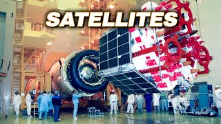 Satellite MANUFACTURING Build amp Launch Process [upl. by Kirsti]