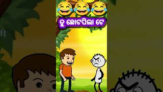 ତୁ ଛୋଟପିଲା ଟେ🤣 odia cartoon comedy funny comedy short [upl. by Spiegel]