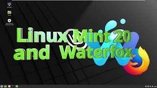 Linux Mint 20  Waterfox browser Firefox with more control and supported extensions [upl. by Swanhildas]