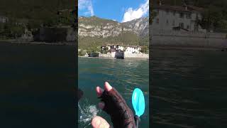 In kayak al castello di Teodolinda a Lierna [upl. by Ttessil]