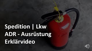 ADR  Ausrüstung bei kennzeichnungspflichtigen Gefahrguttransporten  LKW  Spedition amp Logistik [upl. by Kreegar439]