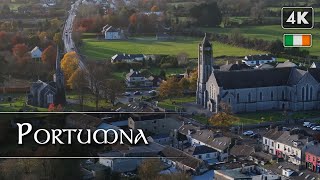 PORTUMNA County Galway Ireland  4K Drone Footage [upl. by Crosby]