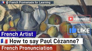 1 minute French A1A2🇫🇷 Paul Cézanne How to pronounce it in French French Listening ENGFR Sub [upl. by Darcee]