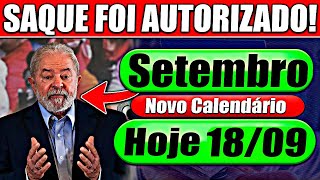 APROVADO Calendário de SETEMBRO foi ANTECIPADO  SAIU HOJE 1409 p idosos do INSS [upl. by Ebeneser34]