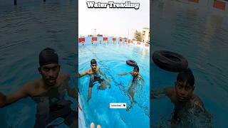 How to Stand in Deep Water  Water Treading Practice swimming swimmingtips learnswimming [upl. by Reddin]