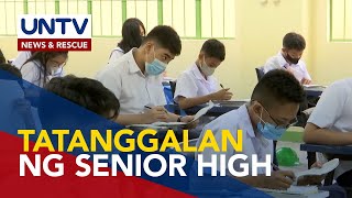 Senior high school program na iniaalok sa state universities at colleges ititigil na – CHED [upl. by Silliw]