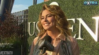 Shania Twain  ExtraTV Interview at US Open  August 28 2017 [upl. by Nirek]