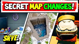 Fortnite Chapter 3 SECRET MAP CHANGES quotCovert Cavern Updatequot [upl. by Atterol]