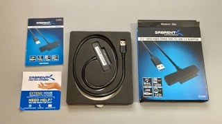 Sabrent USB to SSD  25quot SATA Hard Drive Adapter [upl. by Mann800]