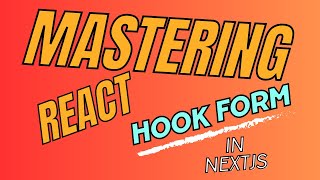 React hook form  Setting up  Part1  Complete Series [upl. by Latrice]