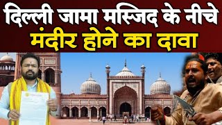 Delhi Jama Masjid के नीचे मंदीर होने का दावा Delhi Jama MasjidDelhi markazDilli Jama Masjid news [upl. by Hwu609]