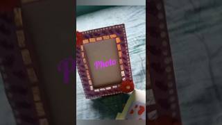 How to make photo frame at home craft diy shorts viralshorts [upl. by Padraig208]