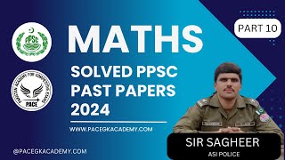 Past paper 101 PPSC Past Paper Math 2023 Ppsc Fpsc Math Series by Sagheer sb [upl. by Thamos680]