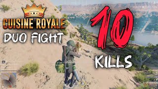 CRSED Cuisine Royale Duos Fight 10 Kills [upl. by Kcorb]