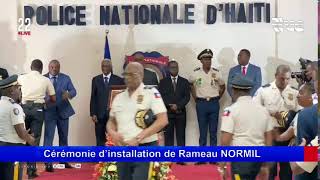 Cérémonie d’installation de Rameau NORMIL nouveau DG ai de la PNH Rtvc 22Live MS [upl. by Aivatal]